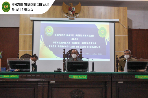 PENGAWASAN OLEH PENGADILAN TINGGI SURABAYA PADA PENGADILAN NEGERI SIDOARJO